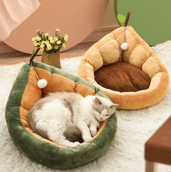 [Hoàn tiền 10%] 🥑Nệm Trái Bơ Siêu Cute Cho Chó Mèo🥑