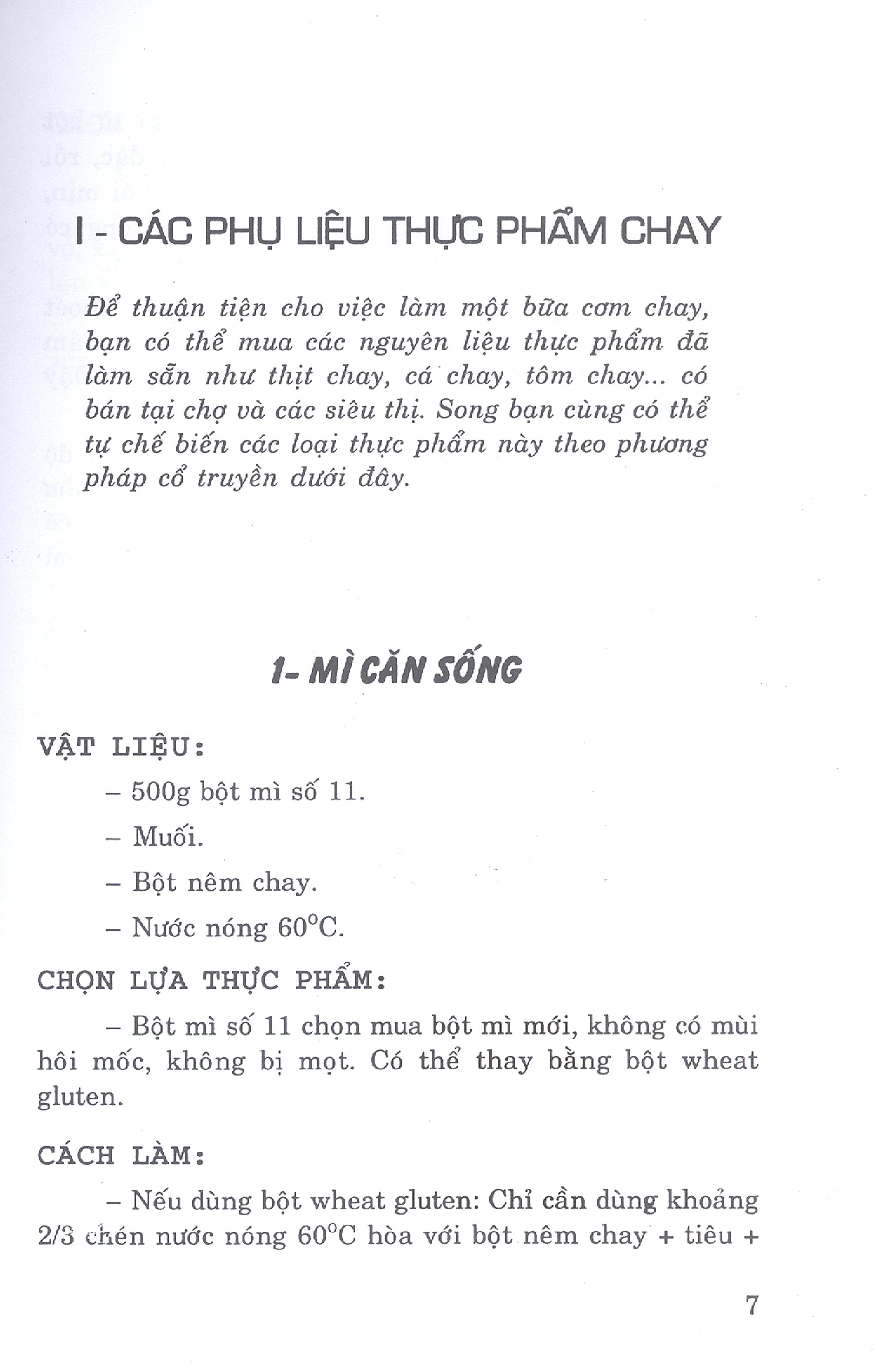 Kỹ Thuật Chế Biến Món Chay
