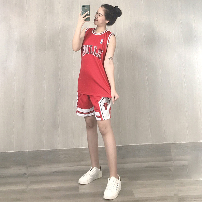 HCM - Video Thật - Bộ Đồ Bóng Rổ Cao Cấp Chất Thun Mè Thoáng Mát Bền Đẹp CP Sport Bulls - Bộ Quần Áo Bóng Rổ Nhiều Màu - Áo Bóng Rổ CP Sport Bulls