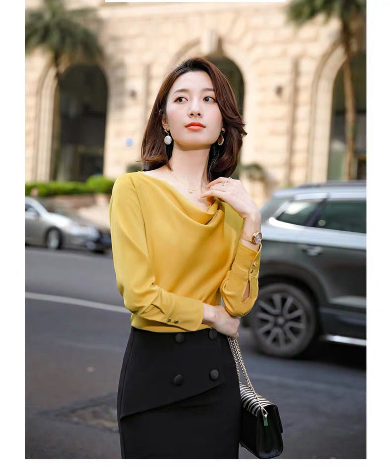 Áo sơ mi cổ đổ duyên dáng beyeu1688 - by3321
