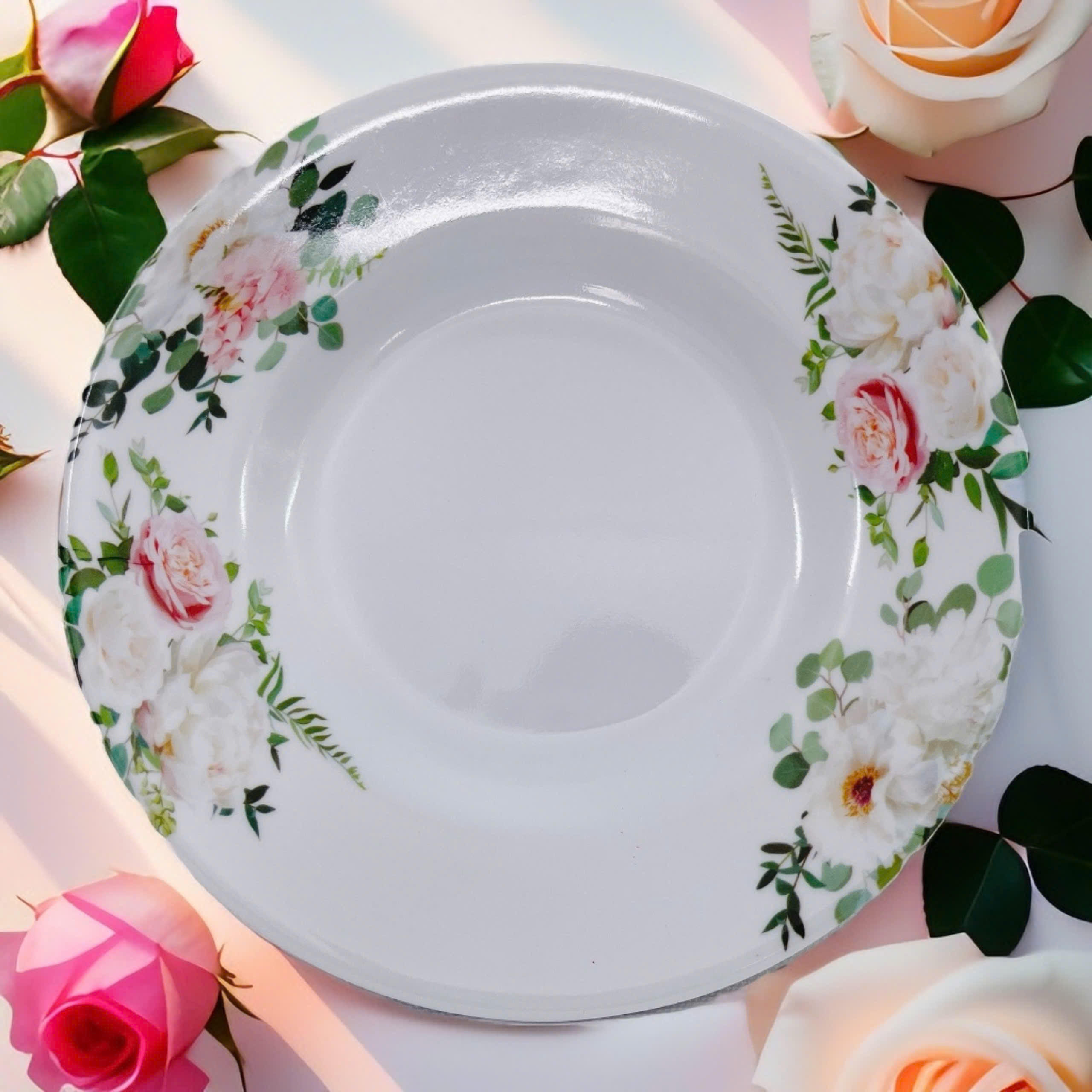 Dĩa 7 Cạn Trơn Melamine 2207 ( 18cm x 18cm )