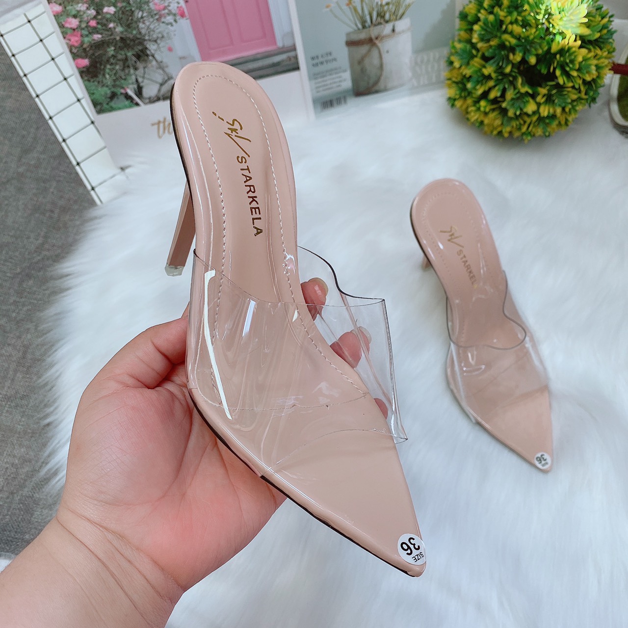 SĂN SALE I GUỐC GÓT NHỌN MŨI NHỌN QUAI BẢN TRONG 9P DÉP ĐÁNH GHEN CỰC TÔN DÁNG - G672