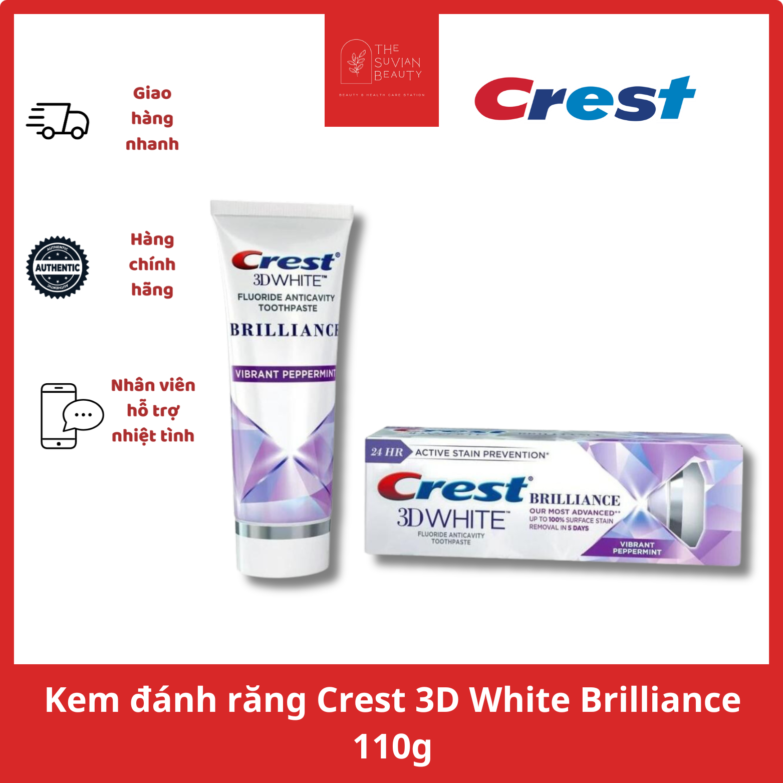 Crest 3D White Toothpaste - Multi Types