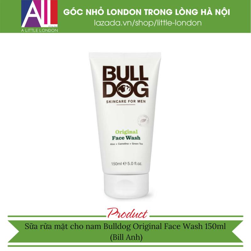 Sữa rửa mặt cho nam Bulldog Original Face Wash 150ml (Bill Anh)