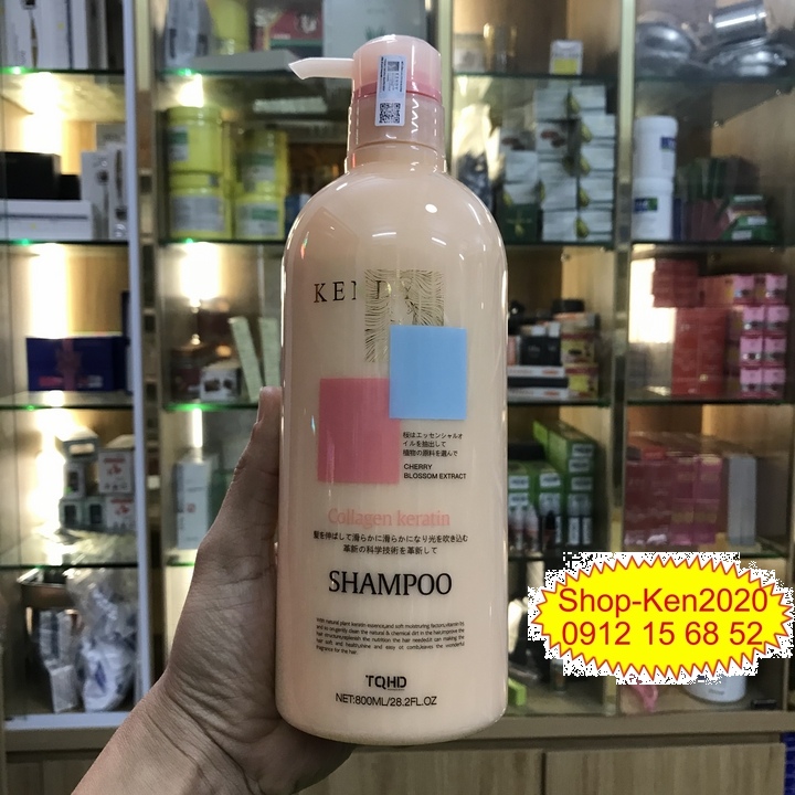 Cặp dầu gội xả dưỡng sinh cao cấp Kendy 800ml x2