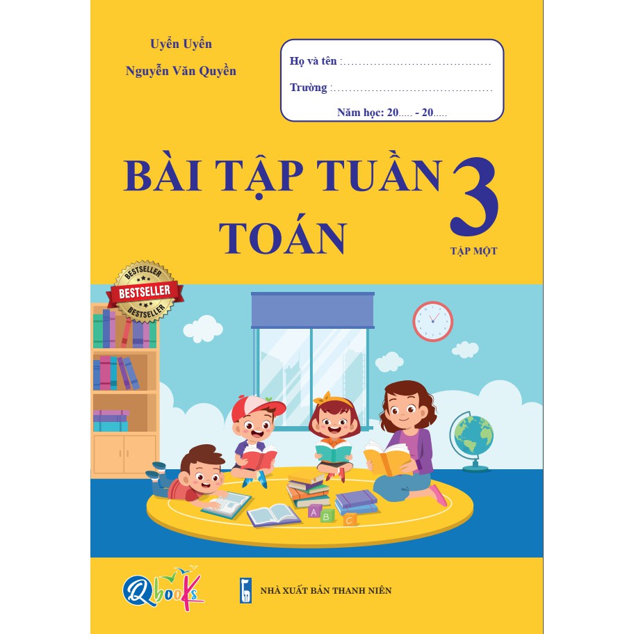 Sách - Bài Tập Tuần Toán 3 - Tập 1 (1 cuốn)