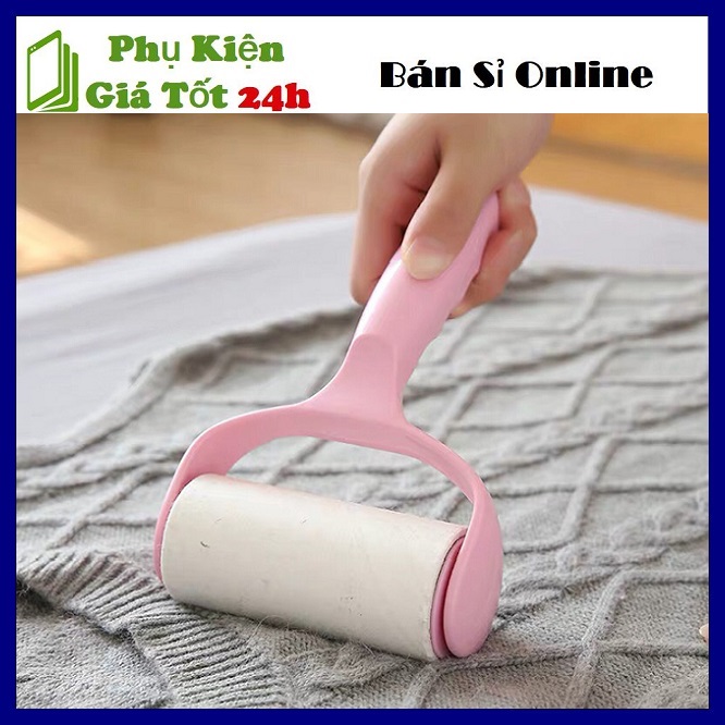 Cây Lăn Bụi Quần Áo 10Cm , Lông Chó Mèo + Tặng Kèm 1 Cuộn Lăn Siêu Tiện Lợi - Cây Lăn Bụi Thông Minh Làm Sạch Quần Áo, Sàn Nhà,Ga Giường, Sofa Tiện ích