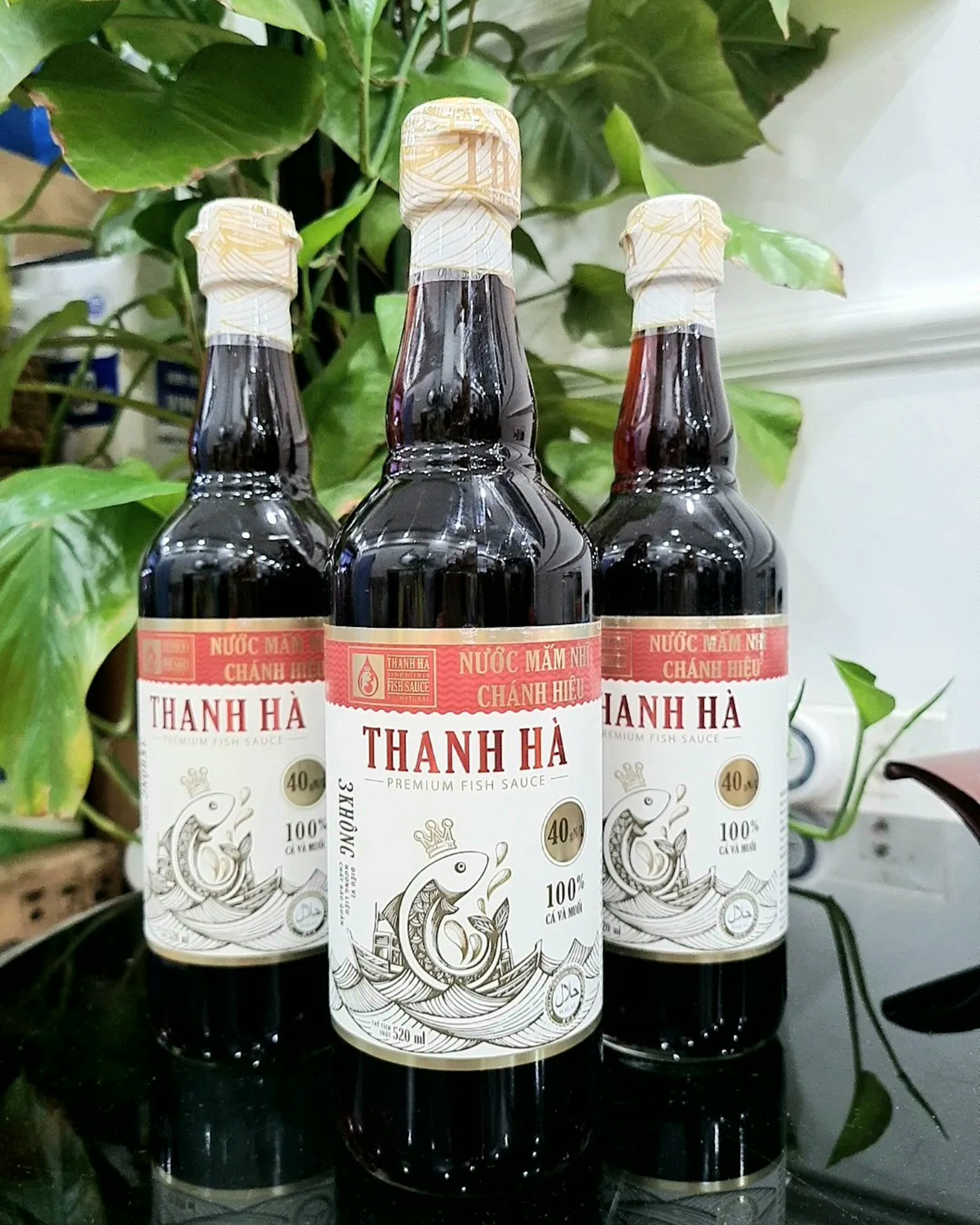 Nước mắm Thanh Hà 40 độ đạm - 520ml