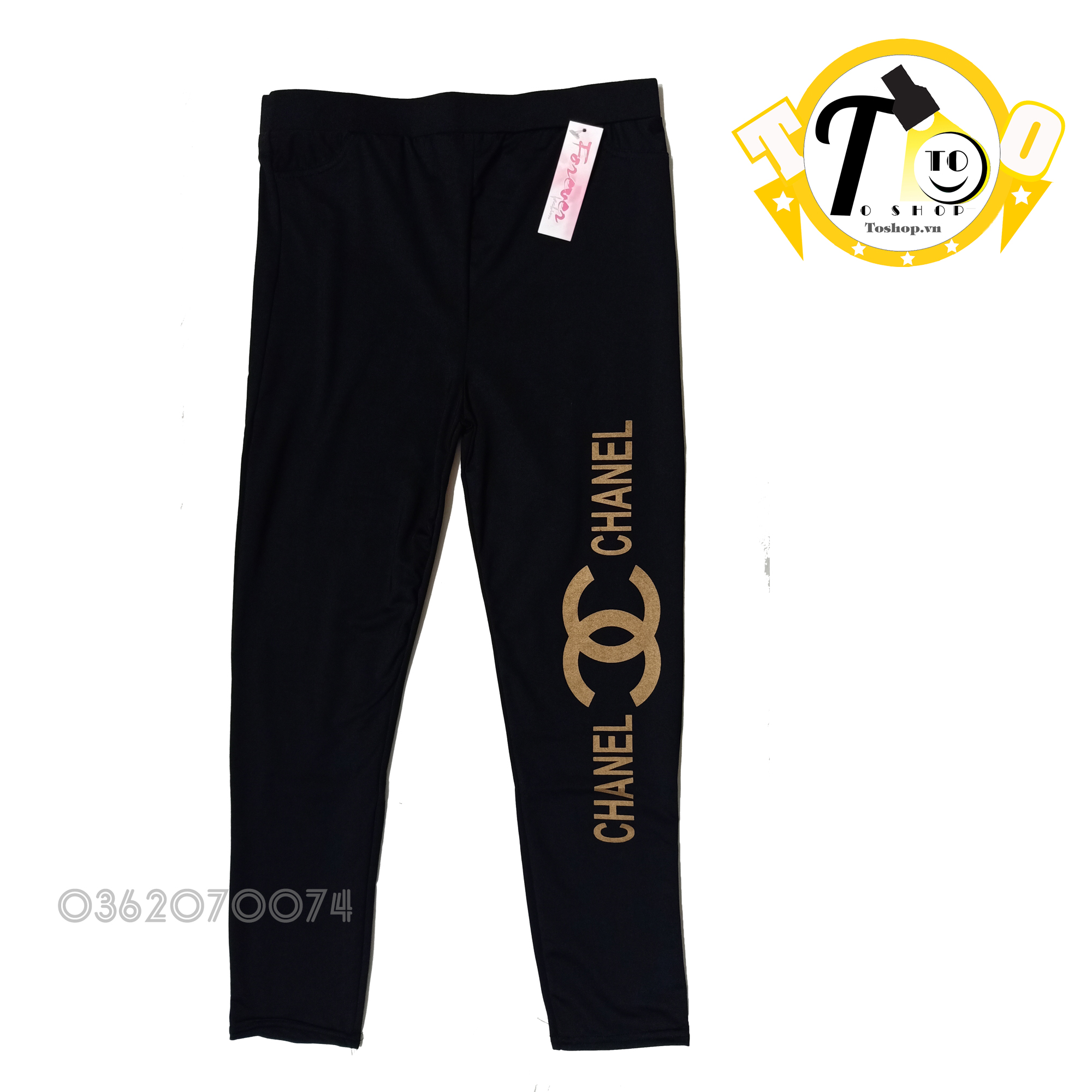 [HCM]Quần legging nữ - thun nữ in Cn Vàng [ảnh + video thật]