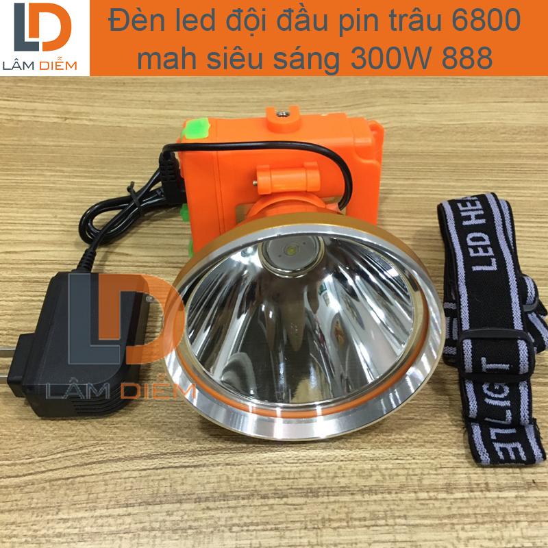 Đèn Led đội đầu Pin Trâu 6800 Mah Siêu Sáng 300W - 888 Đang Khuyến Mại Khủng Đèn Led đội đầu Pin Trâu 6800 Mah Siêu Sáng 300W - 888 Đang Khuyến Mại Khủng