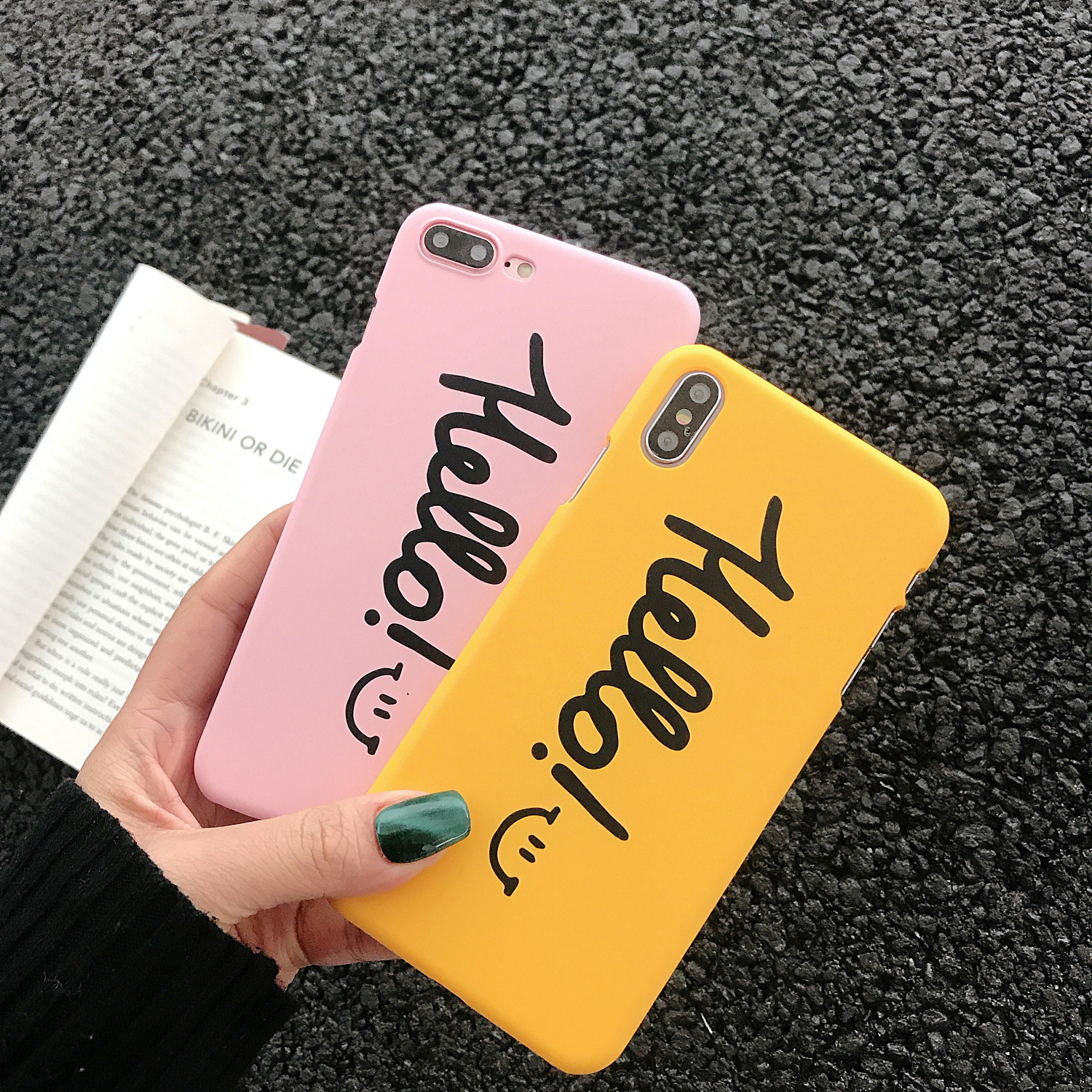 Ốp Lưng Chữ Hello Cute - Ốp Iphone Nhựa Cứng 6.6S.6Plus.6S Plus.7.8.7Plus.8Plus (OP007)