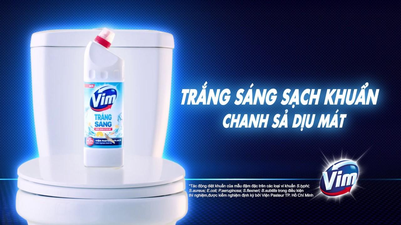 Nước Tẩy Bồn Cầu Vim Diệt Khuẩn - Trắng