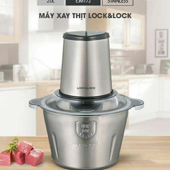 Máy Xay Thịt Cối Inox Lock&Lock EJM 172 (cam kết hàng chính hãng)