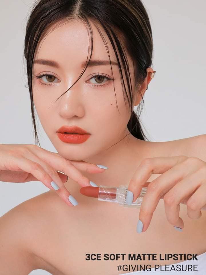 Son 3CE Clean Layer Edition vỏ trong suốt