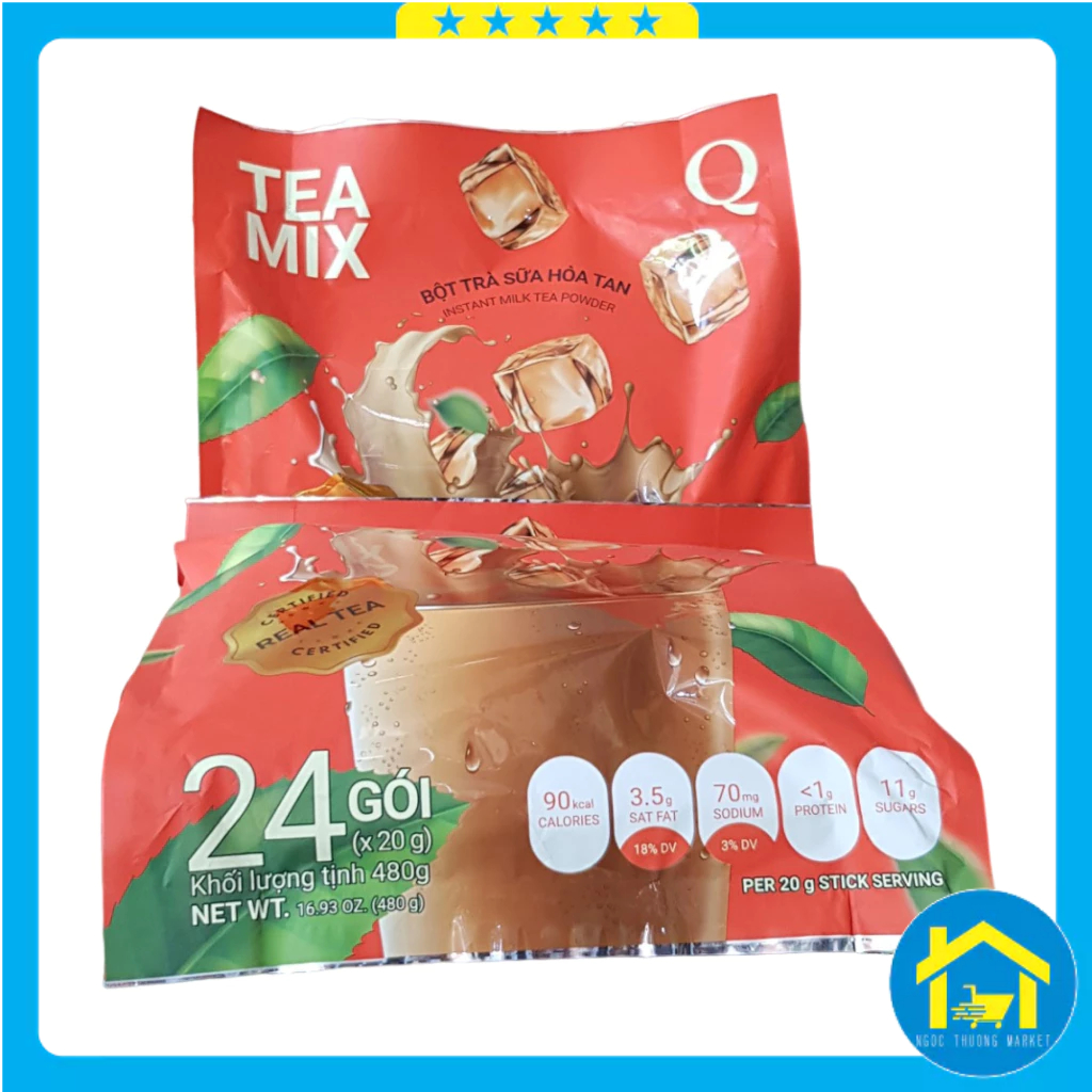 Trà sữa hòa tan Trần Quang Tea Mix (24 gói x 20g)