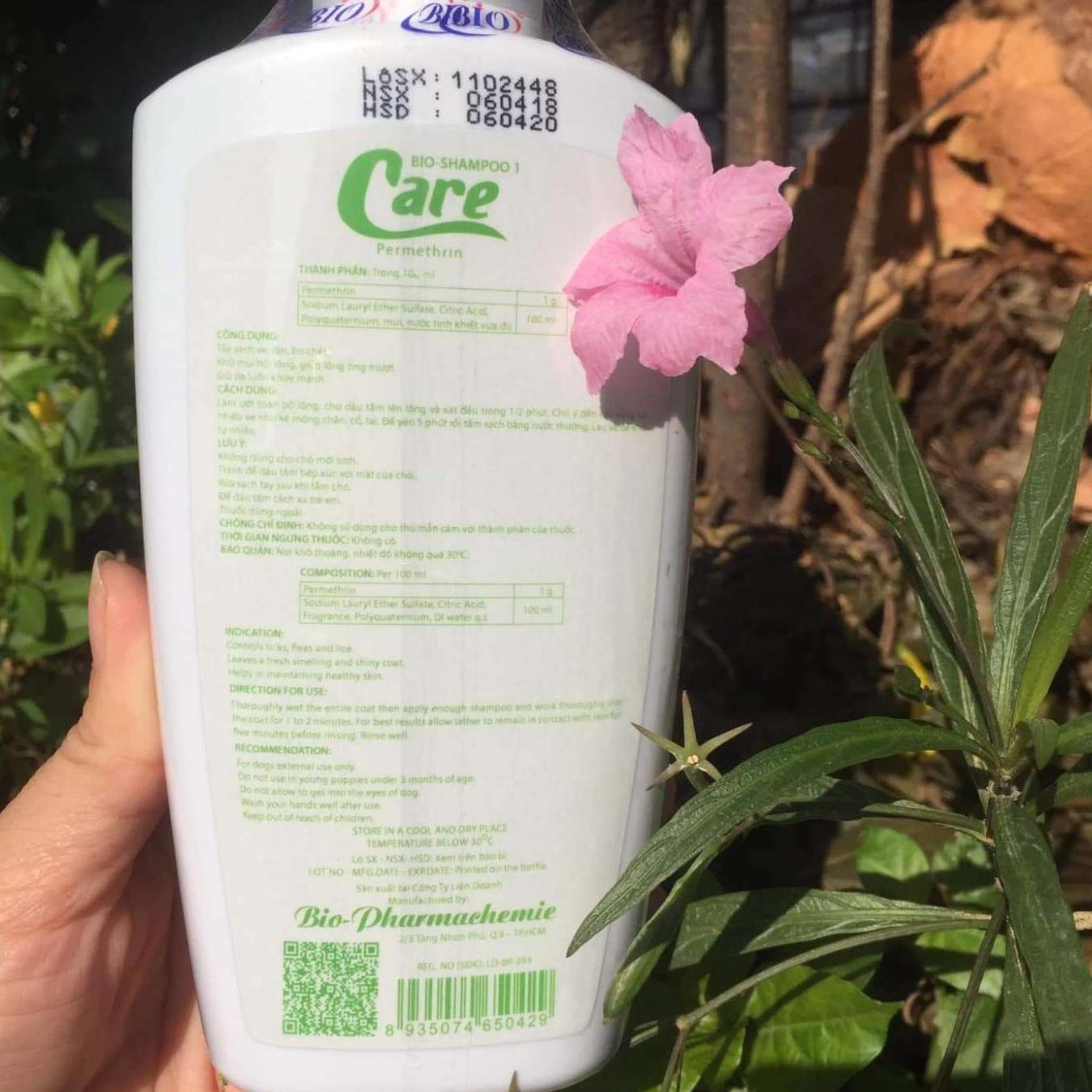 Sữa tắm Bio 200 ml đặc trị ve rận bọ chét