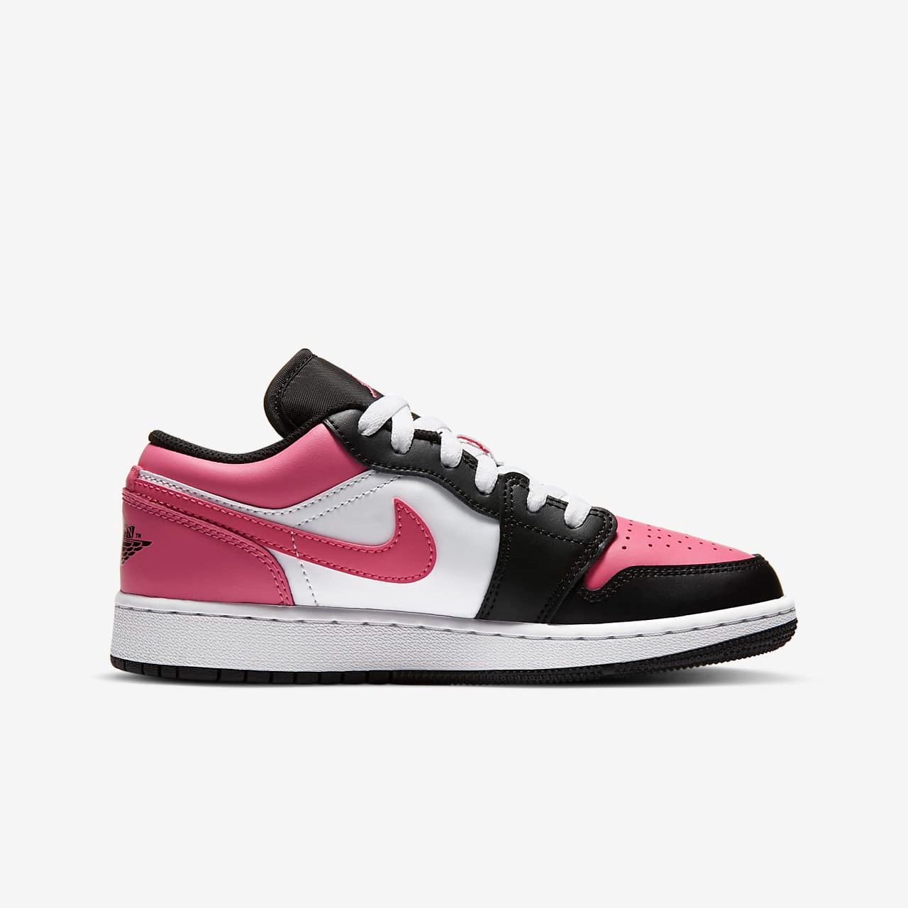 Giày Sneaker Nam Nữ Air J0rdan 1 Low Pinksicle ( Giày Thể Thao JD1 Hồng Đen)