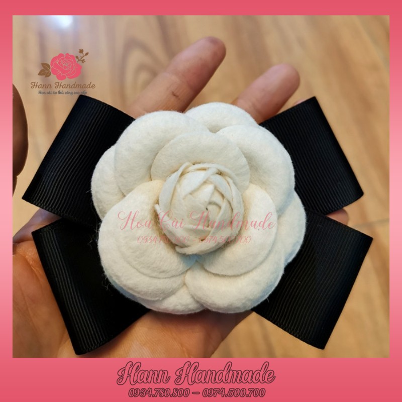 Nơ Cài Áo Cao Cấp Phối Nơ Cao Cấp [HANN HANDMADE - Hoa cài áo, phụ kiện thời trang sỉ]