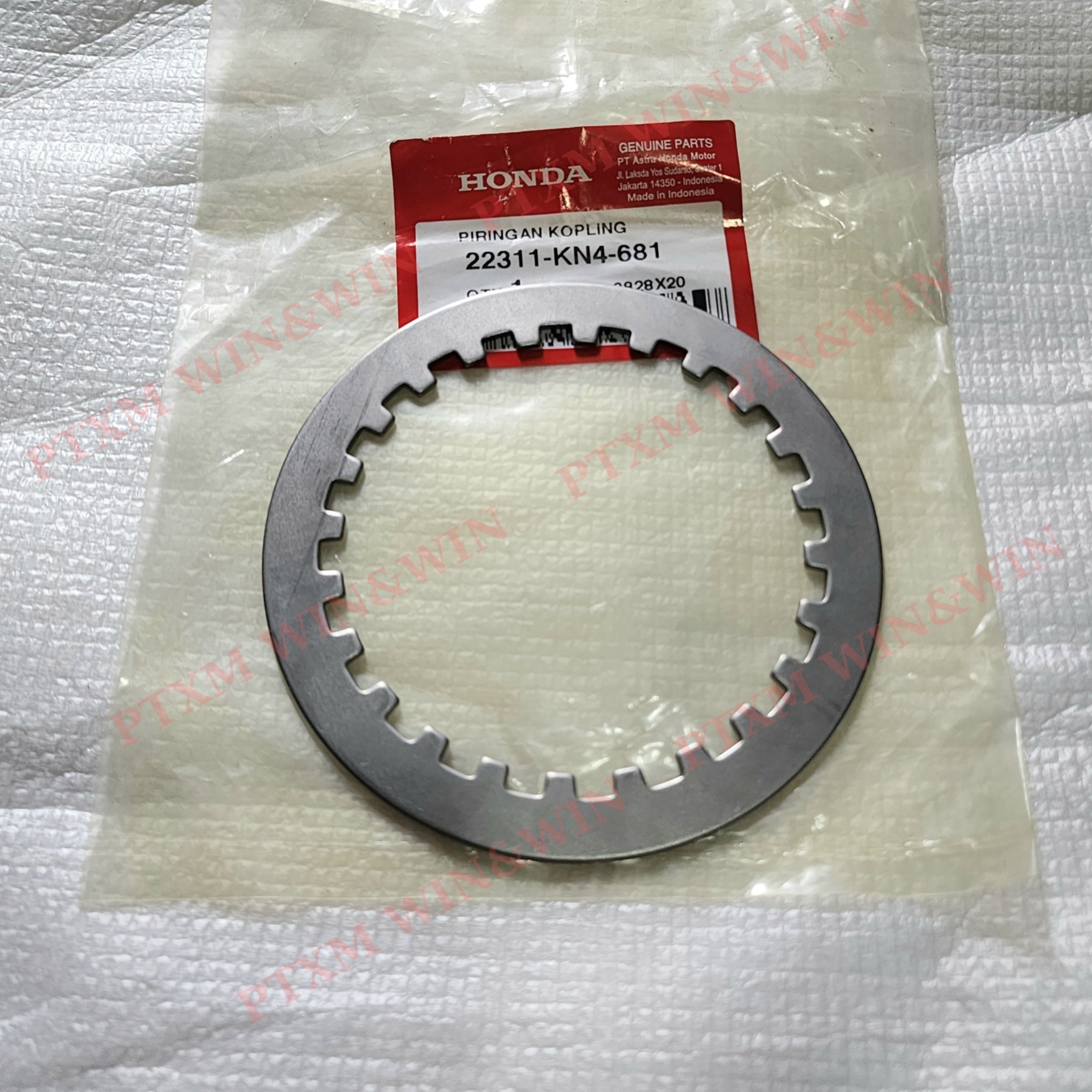 Bộ lá sắt nồi dream thái, wave zin honda indo - 22311-kn4-681