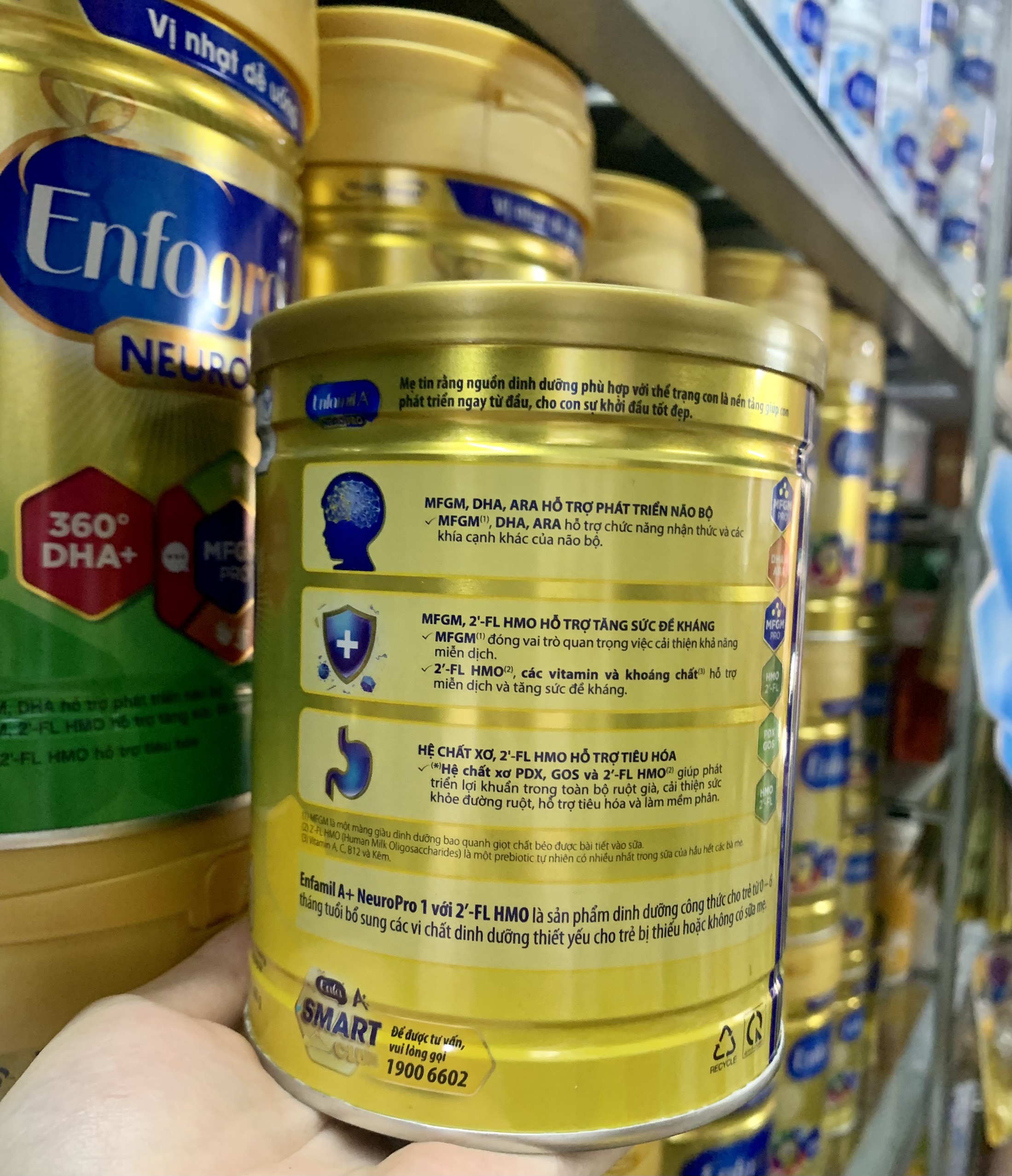 Sữa Enfamil A+ 1 DHA+ MFGM 400g (trẻ 0-6 tháng)