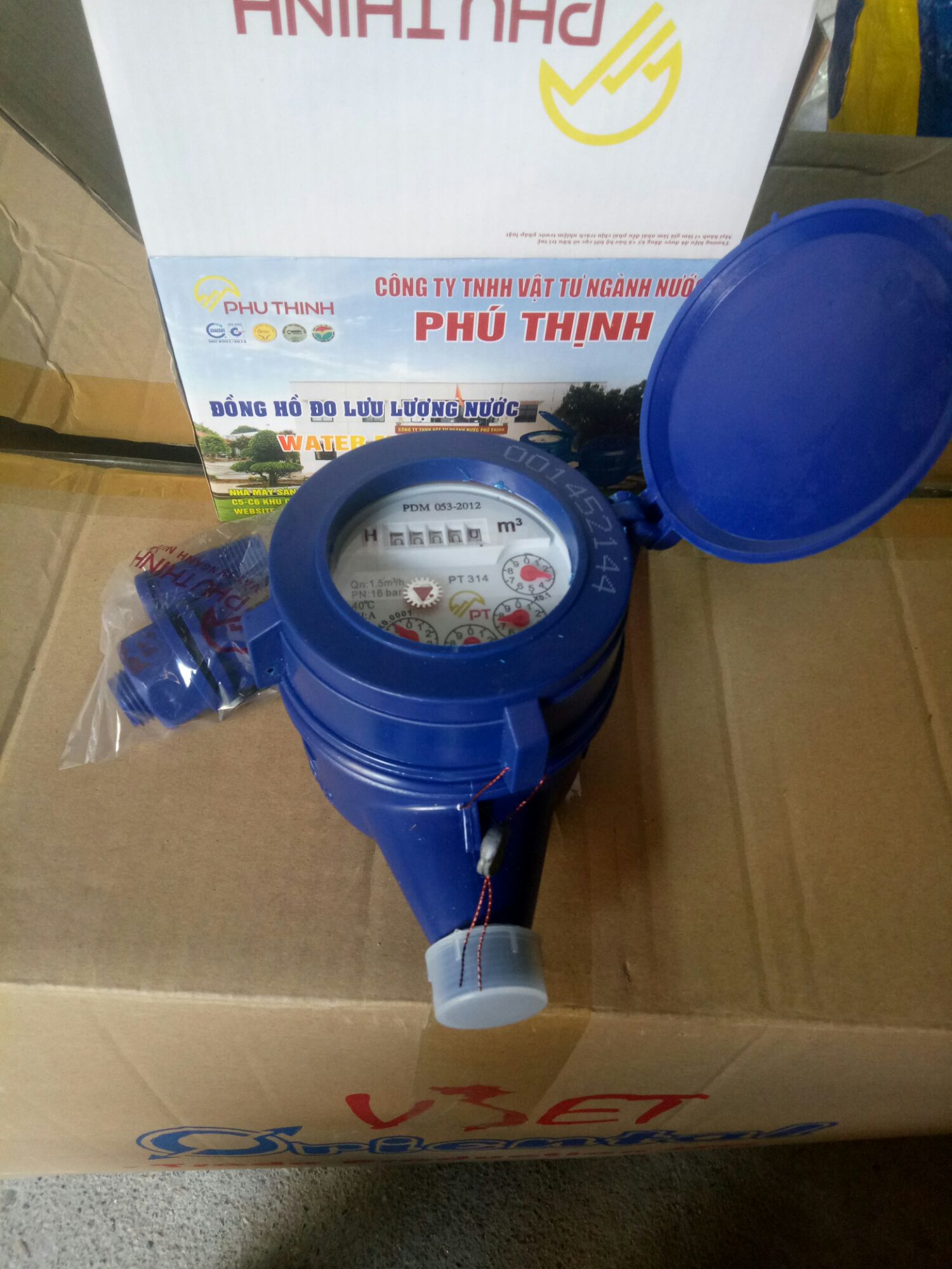 đồng hồ nhựa đo lưu lượng nước Phú Thịnh