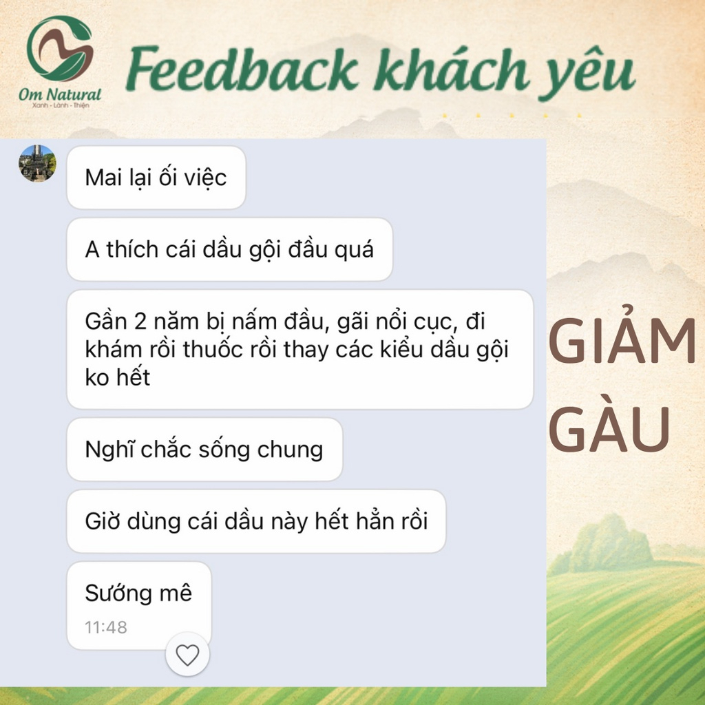 Dầu gội mọc tóc Mùi già OM Sapa 330ml