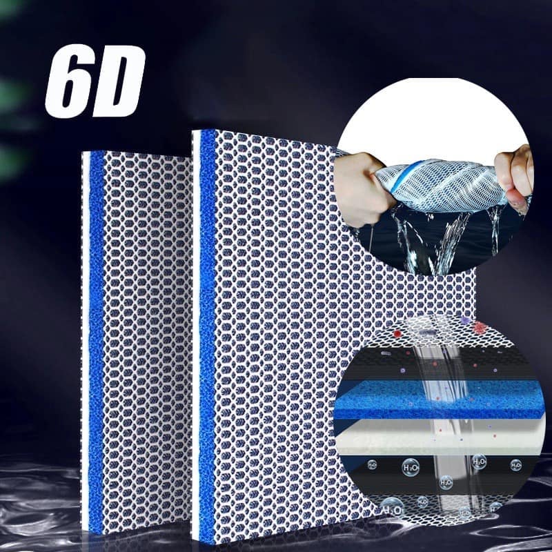 Thảm Lọc Bể Cá Cảnh 6D 50x11x2cm