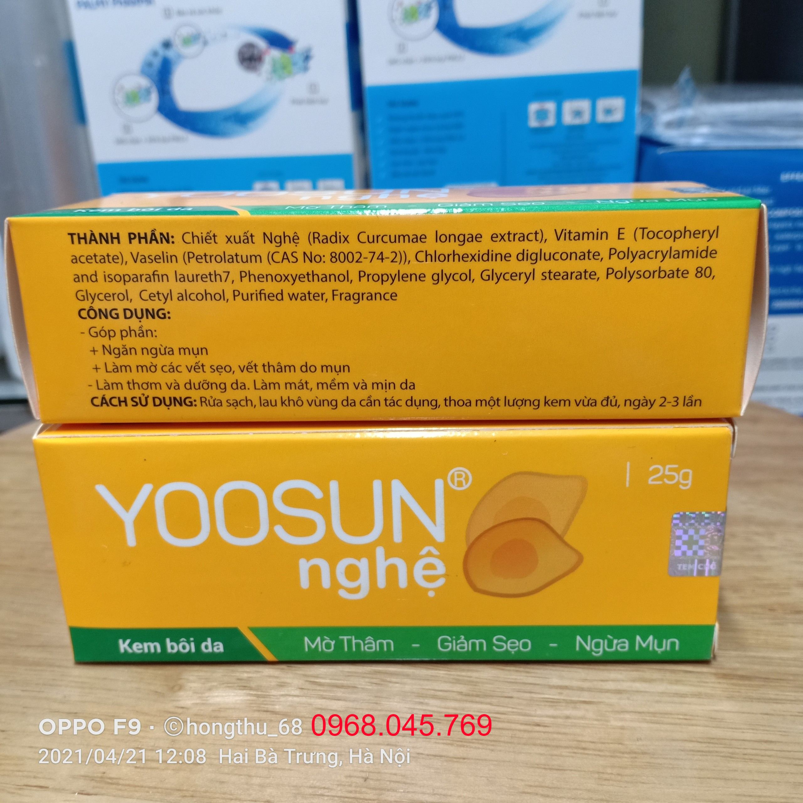Yoosun kem Nghệ - Tuýp 25g