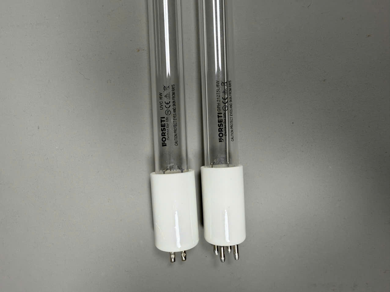 Bóng Đèn UV 6W Diệt Khuẩn Dùng Cho Máy Lọc Nước (Loại 4 Chân Cắm Và 2 Chân Cắm 2 Đầu Forseti)