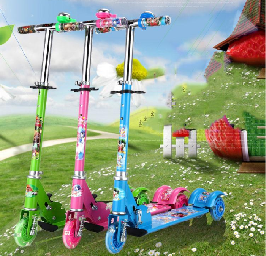XE TRƯỢT SCOOTER 3 BÁNH CÓ ĐÈN
