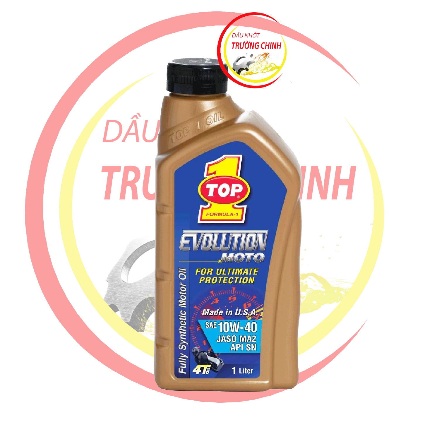 Nhớt Top 1 Evolution Moto 10W40 dành cho xe số, tay côn