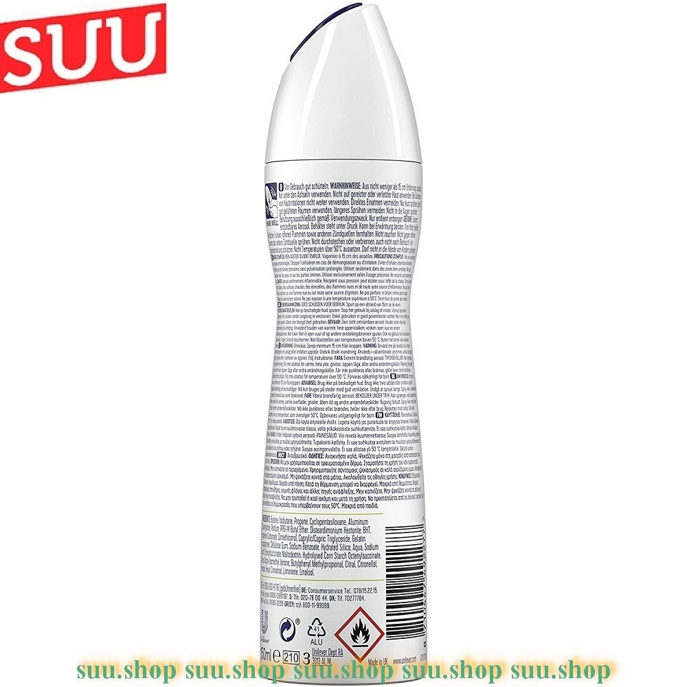 Xịt Khử Mùi Nữ 200Ml Rexona Stress Control