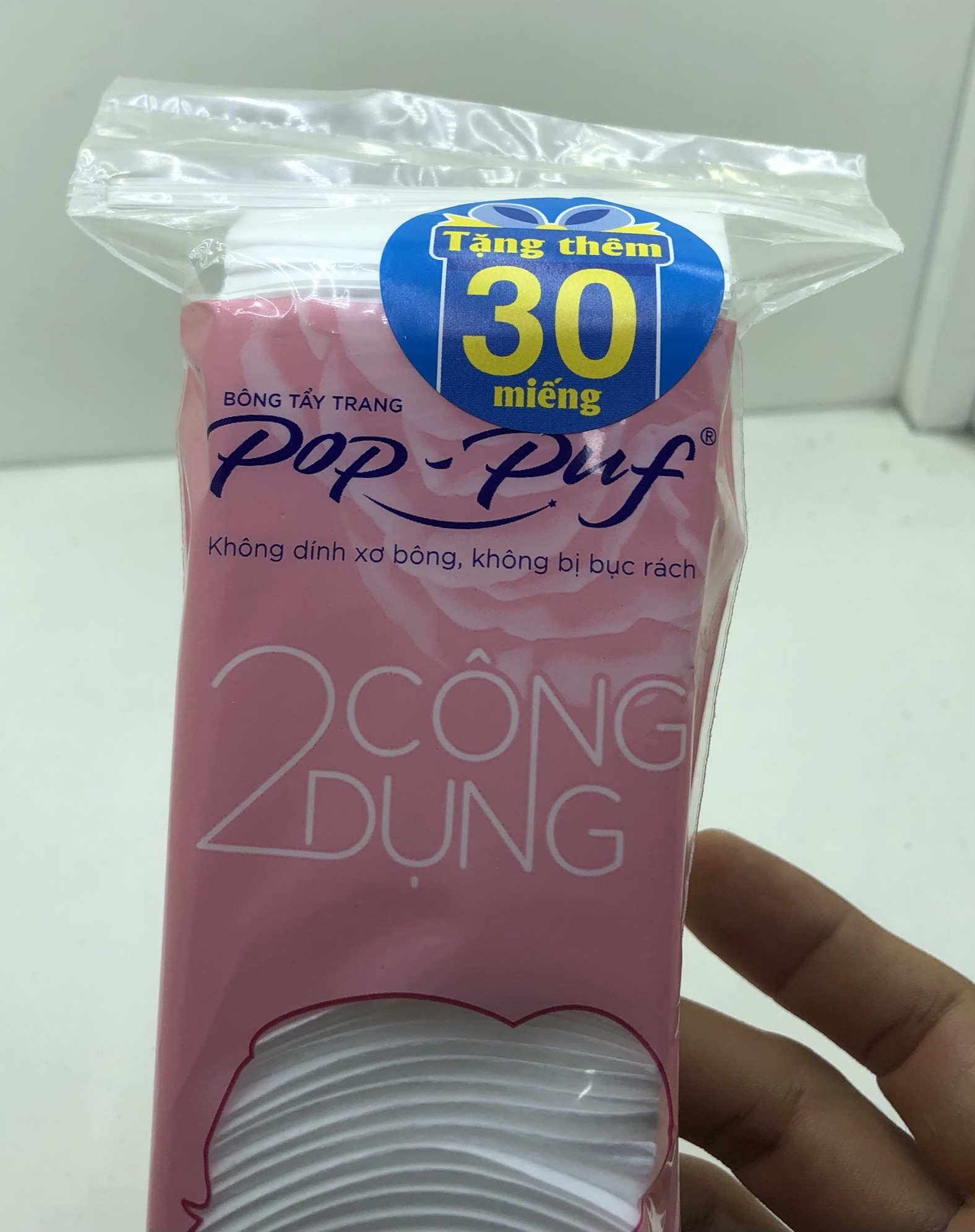 [HCM]BÔNG TẨY TRANG 120 MIẾNG