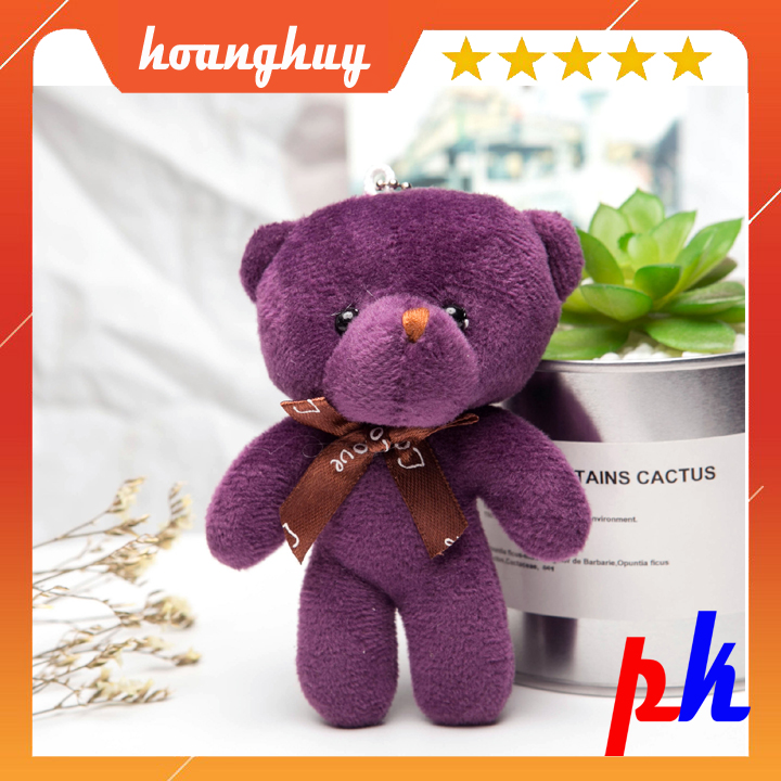 Móc khóa gấu bông kute