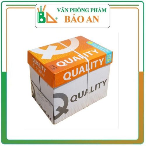 Giấy In A4 ĐL70gsm Quality  1 tập 500 tờ