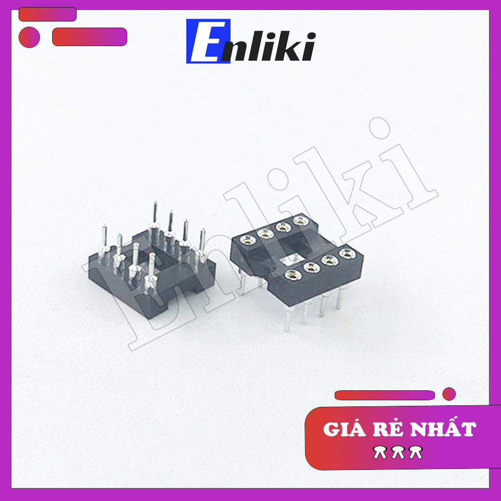 Đế IC DIP-8 Loại Tròn 8 Chân
