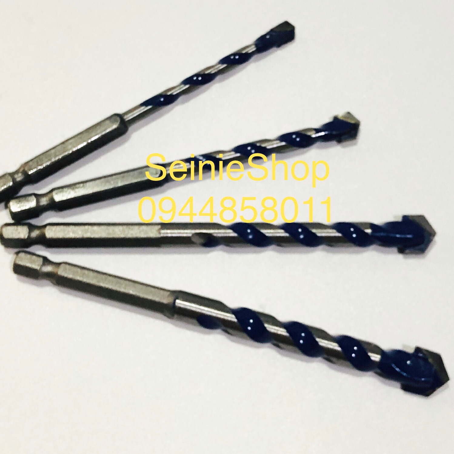 Bộ 4 mũi khoan đa năng chuôi lục giác xanh 6-8-10-12