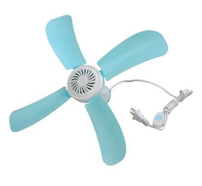 Quạt treo trần Mini 4 cánh (Trắng phối xanh)