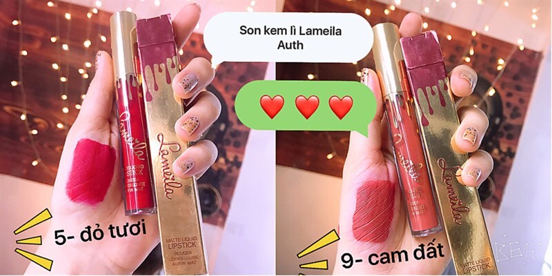 Son kem lì LAMEILA 763 mềm mịn lâu trôi chính hãng nội địa MATTE LIPSTICK W.E Store