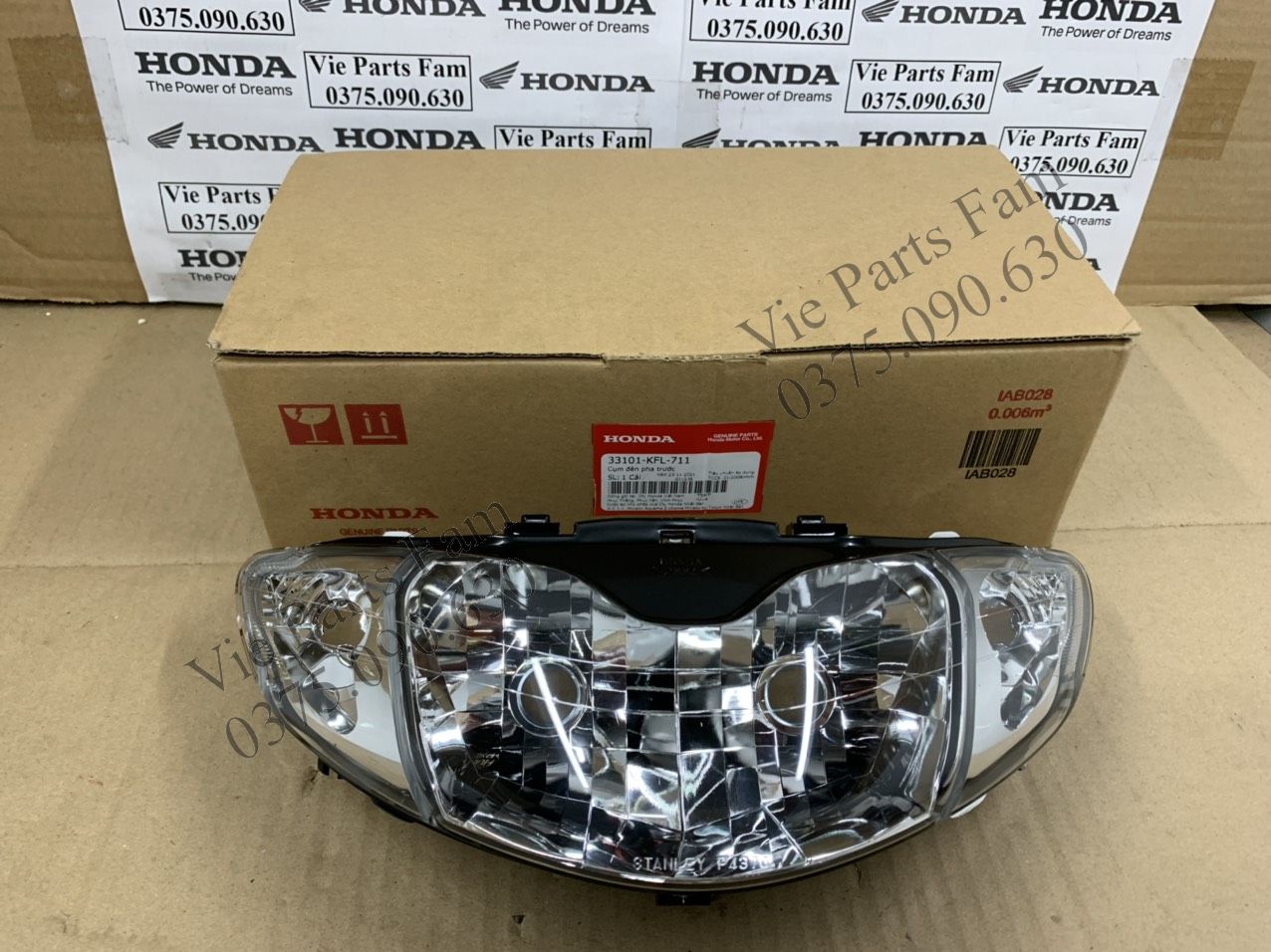 ĐÈN PHA FUTURE 1 / FUTURE ĐỜI ĐẦU (XI NHAN VÀNG HOẶC TRẮNG) CHÍNH HIỆU HONDA MOTOR VN