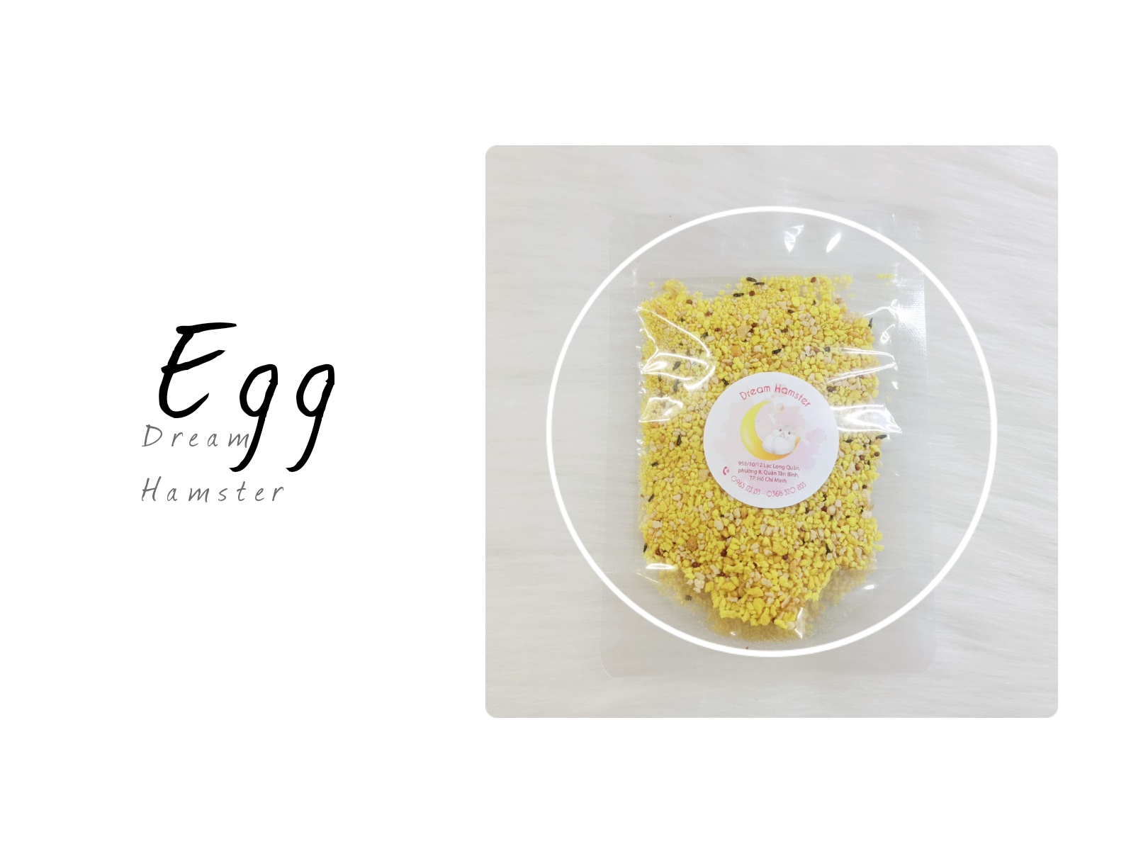 Cốm trứng hải sản cho Hamster (50gr)