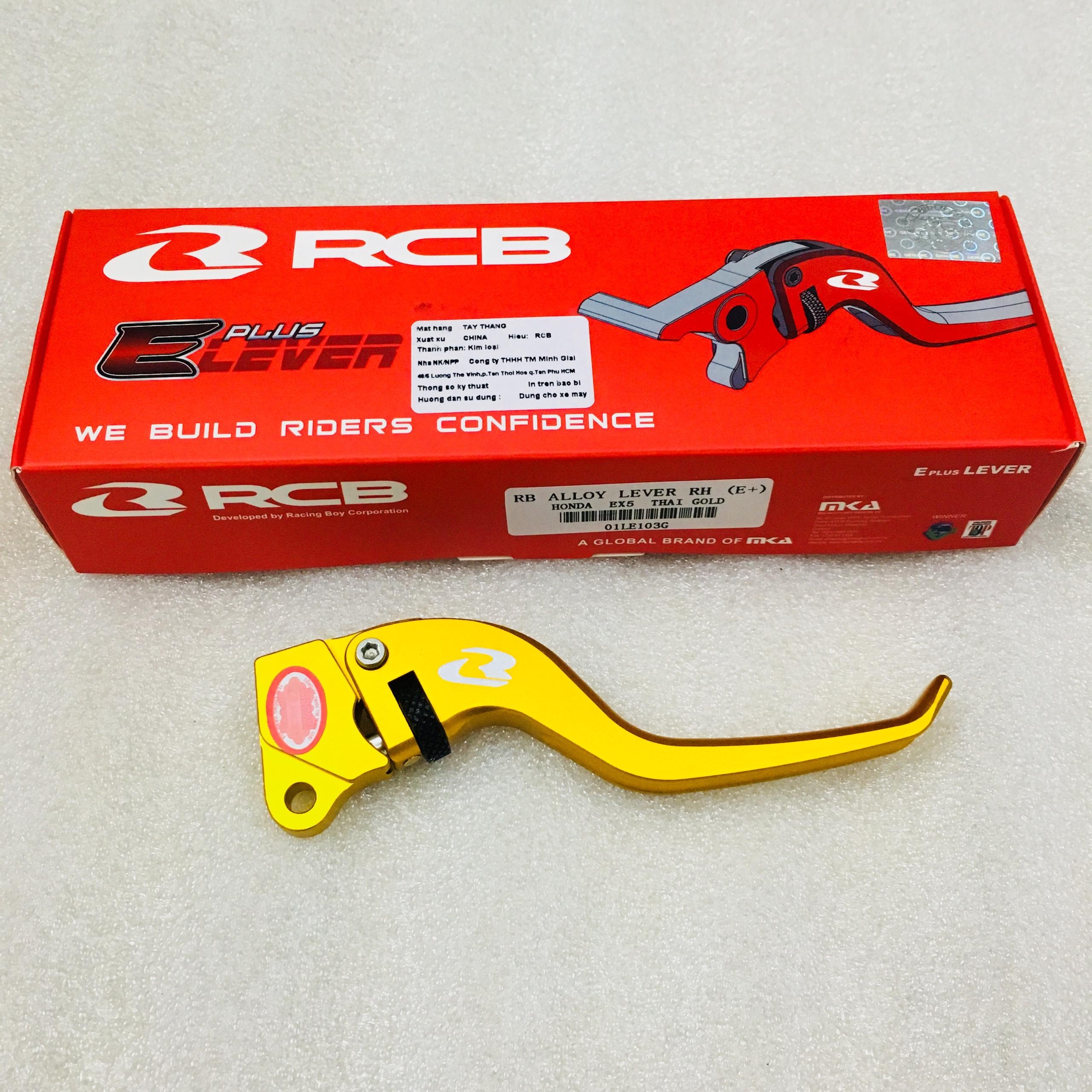 TAY THẮNG ĐÙM Racing Boy V5+ FULL NHÁM cho wawe,dream đời đầu - Màu vàng