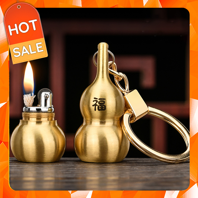 Hộp Quẹt Bật Lửa xăng đá Chief CF-202 kiêm móc khóa xe, kiểu dáng hình hồ lô vô cùng độc đáo - Hộp Quẹt Bật Lửa xăng - Hộp Quẹt Bật Lửa độc lạ - Hộp Quẹt Bật Lửa đa năng