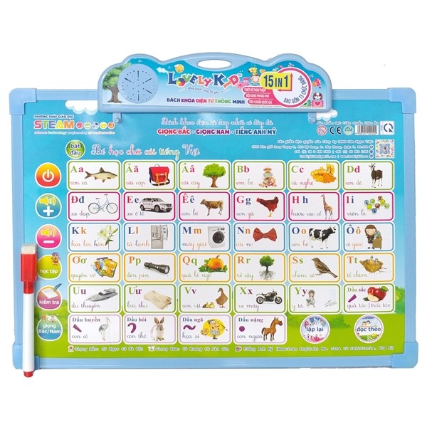 [HCM]Bảng Bách Khoa Điện Tử Thông Minh - 15 Trong 1