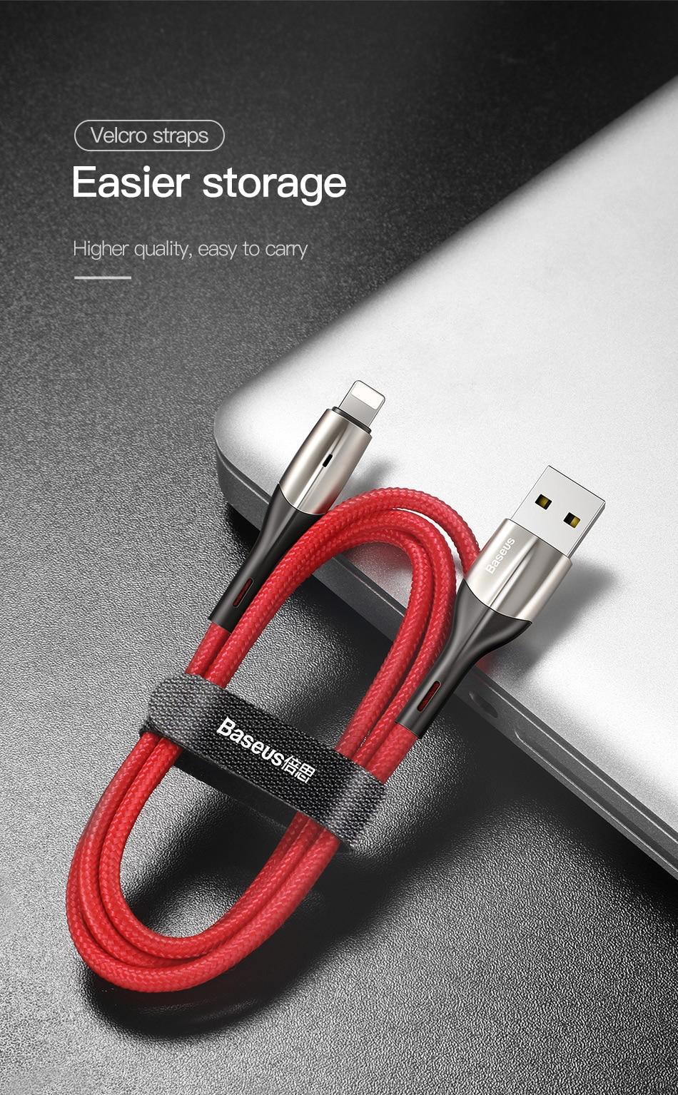 Cáp sạc và truyền dữ liệu tốc độ cao Baseus Horizontal Data Lightning