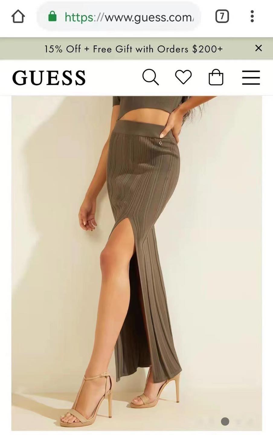 Chân váy GUESS SKIRT