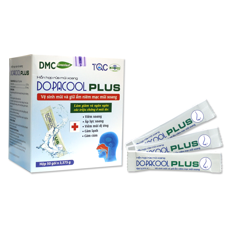 Hỗn hợp rửa mũi xoang Dopacool Plus