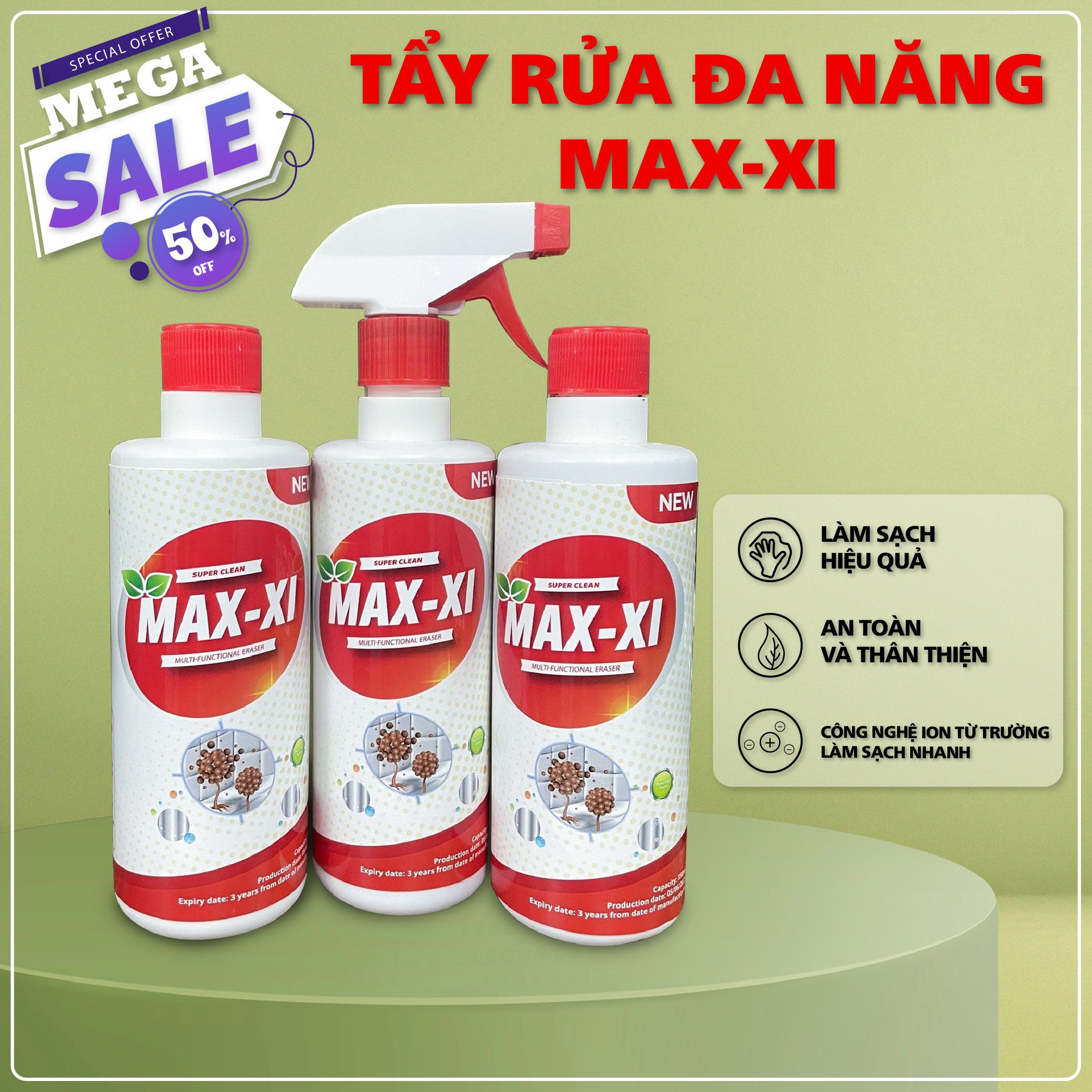 Xịt Tẩy Rửa Đa Năng Maxxi tẩy mọi vết bẩn cứng đầu Tẩy Rửa Nhà Bếp Đa Năng Max xi Chất tẩy rửa đa năng làm sạch xoong nồi xịt tẩy rửa