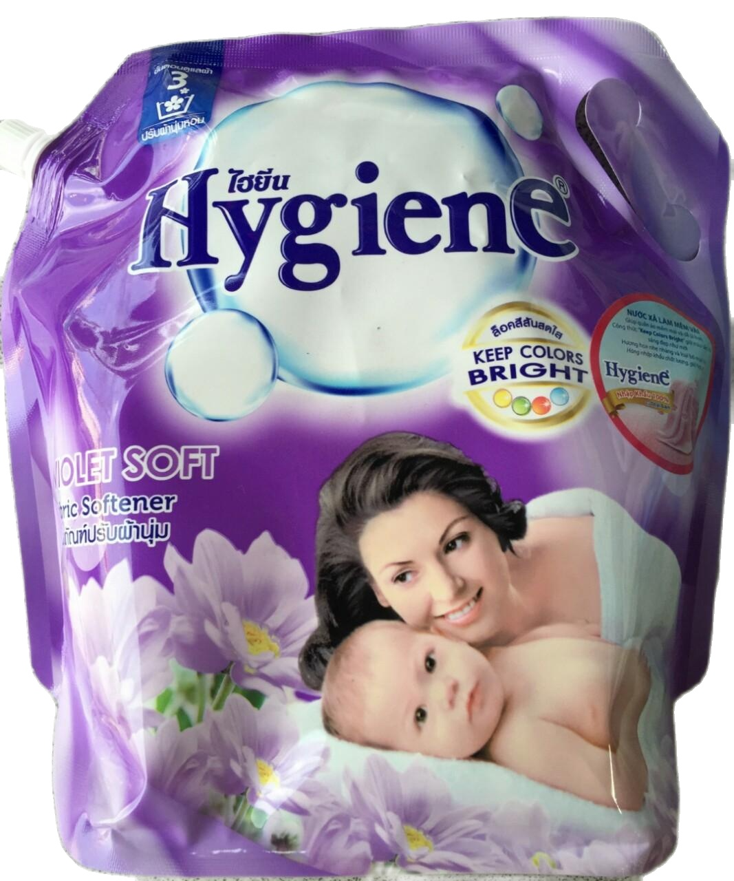 [HCM]NƯỚC XẢ VẢI HYGIENE THÁI LAN 1800ML- Màu Tím
