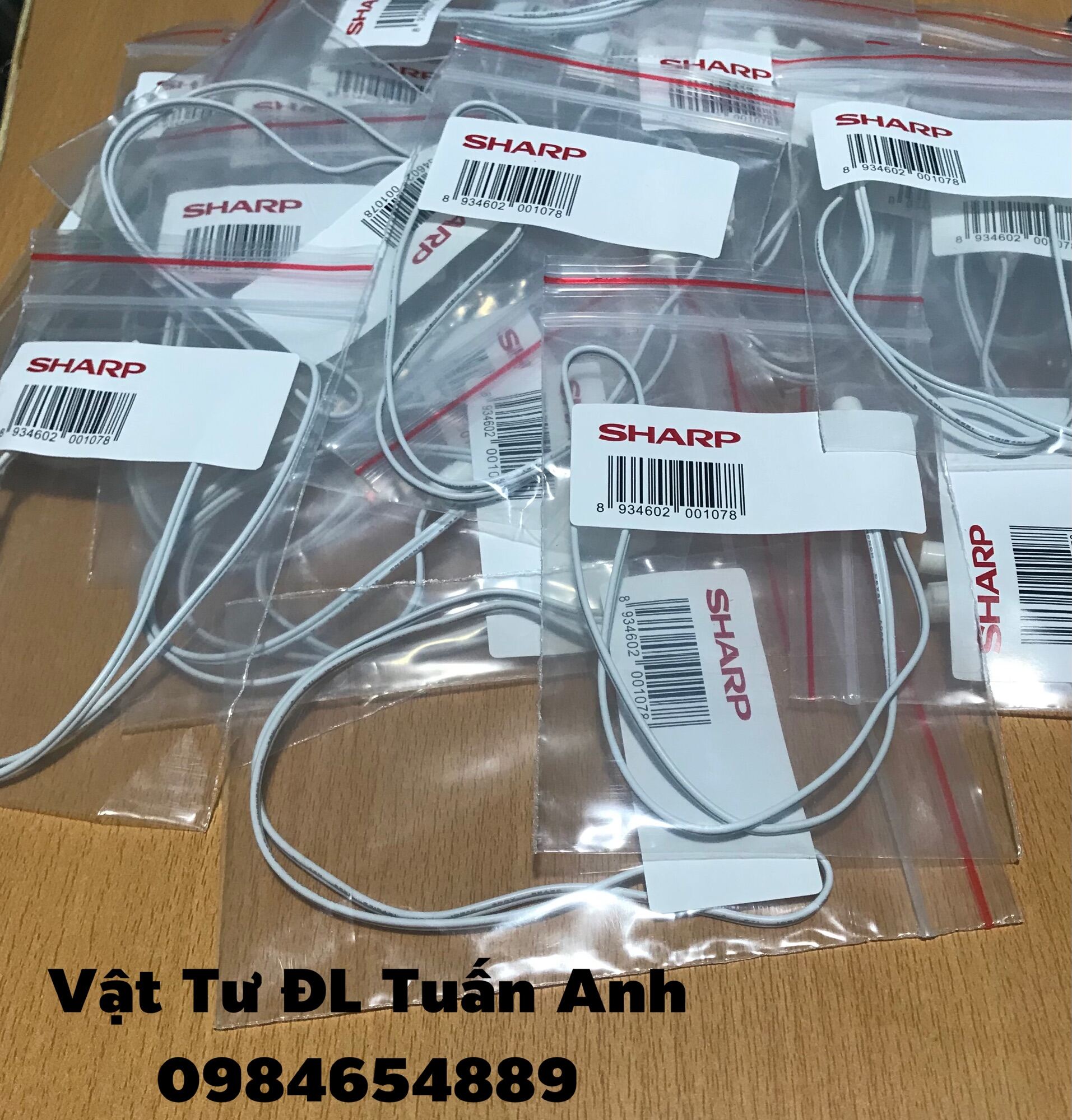 Combo 2 Sensor cảm biến tủ lạnh Sharp chính hãng có zắc cắm